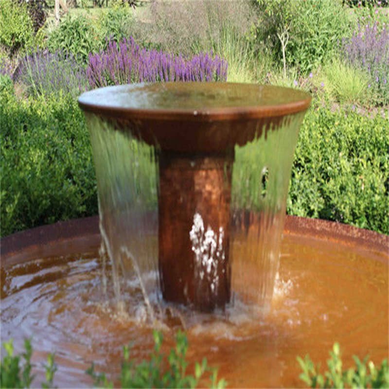 <h3>Industrial Style modern water feature For Garden Design</h3>
